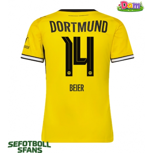 Borussia Dortmund Maximilian Beier #14 Hemmatröja Kvinnor 2026-27 Kortärmad